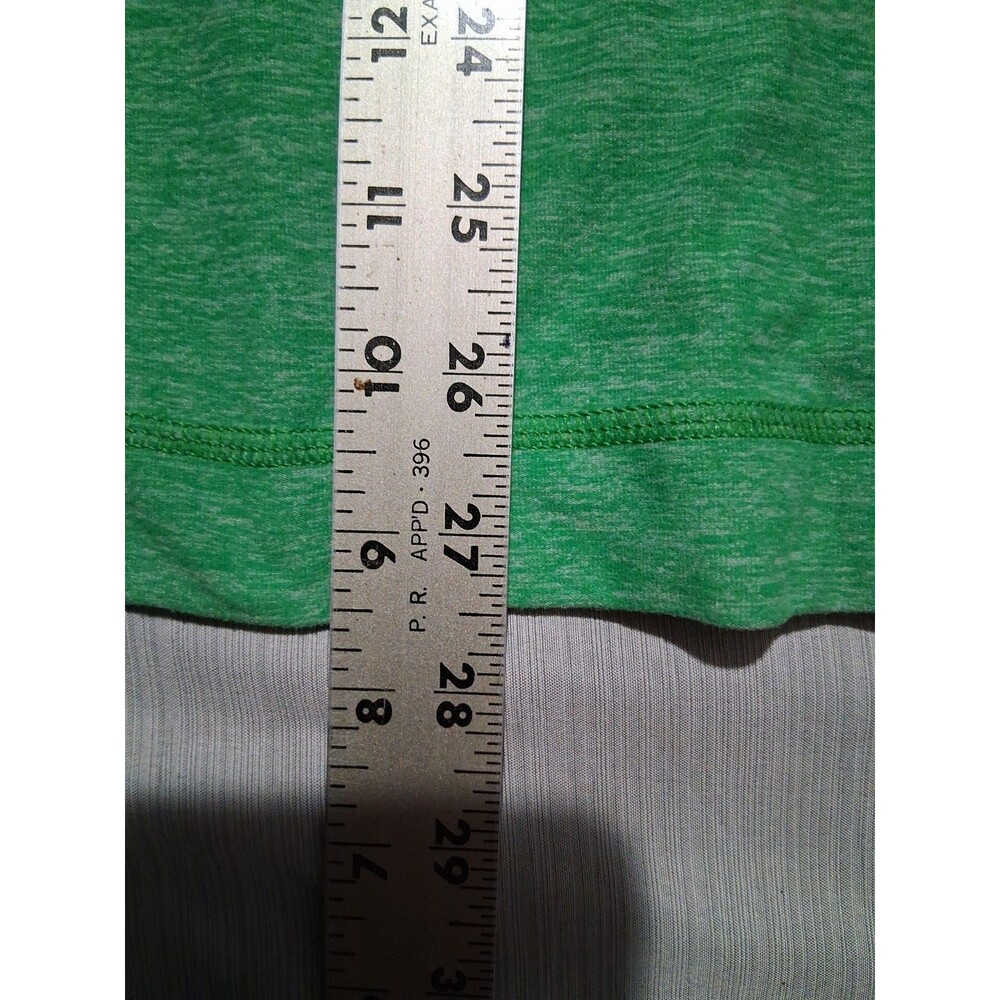 Lululemon Sweater Mens Large Green Running Yoga 1/4 Zip Pullover Active - Picture 6 of 7